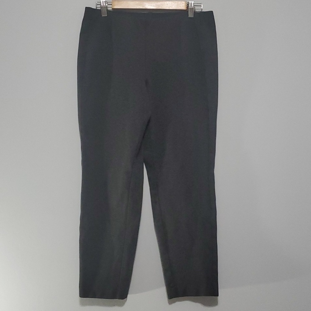 J. JILL pants women's size medium grey Ponte legging slim leg - Picture 1 of 8